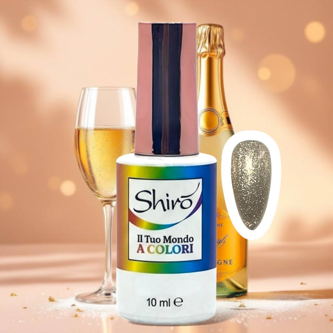 Kit Collezione Gel Polish (con glitter) “MAGIA DI DICEMBRE” - TPO FREE - 7x10ml