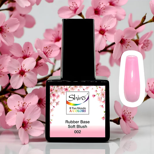 Rubber Base Soft Blush 002 - HEMA & TPO FREE - 15ml