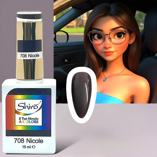 Gel Polish 708 Nicole - TPO FREE - 15ml