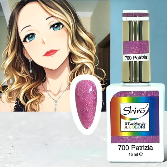 Gel Polish 700 Patrizia (con glitter) - TPO FREE - 15ml