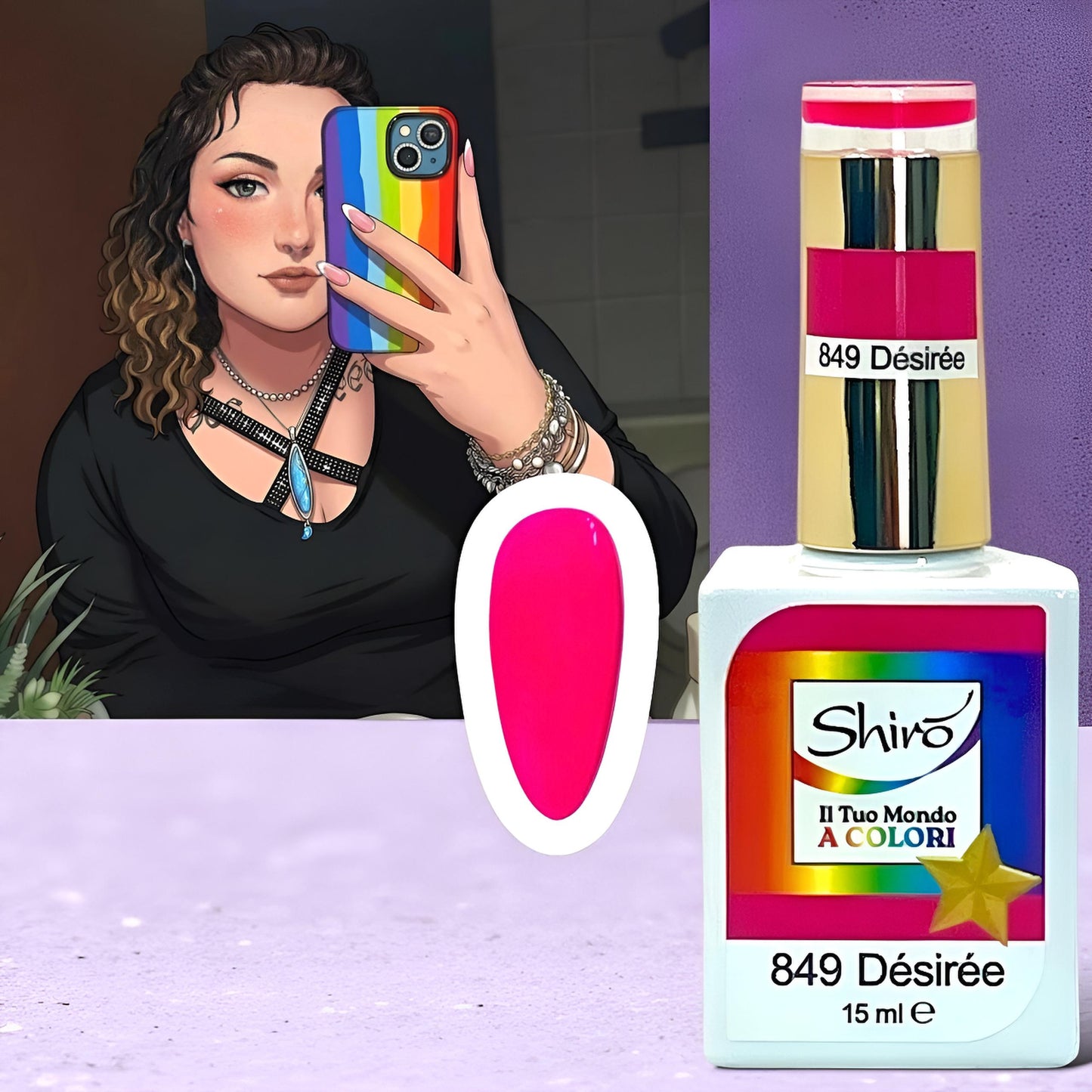 Kit Collezione Gel Polish “Donne Uniche 2026” – TPO FREE – 53×15 ml