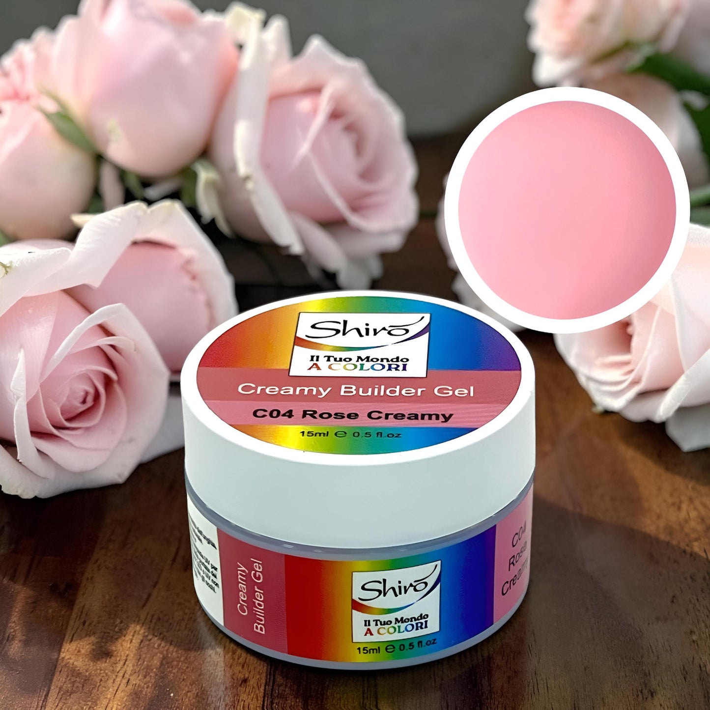 Creamy Builder Gel C04 Rose Creamy - 15 ml