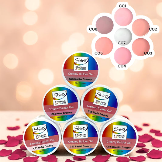 Kit Creamy Builder Gel 7x15ml