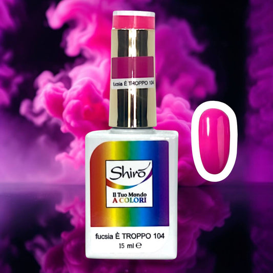 Gel Polish Fucsia È TROPPO 104 - TPO FREE - 15ml