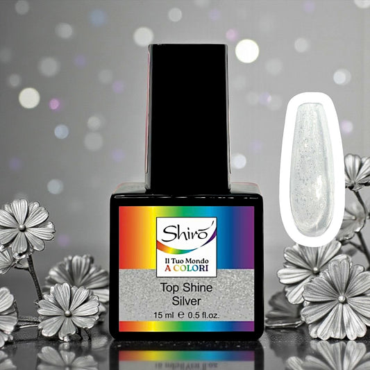 Top Coat Shine Silver "HEMA & TPO FREE" - 15 ml