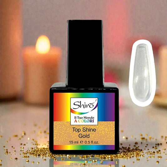 Top Coat Shine Gold - "HEMA & TPO FREE" - 15 ml